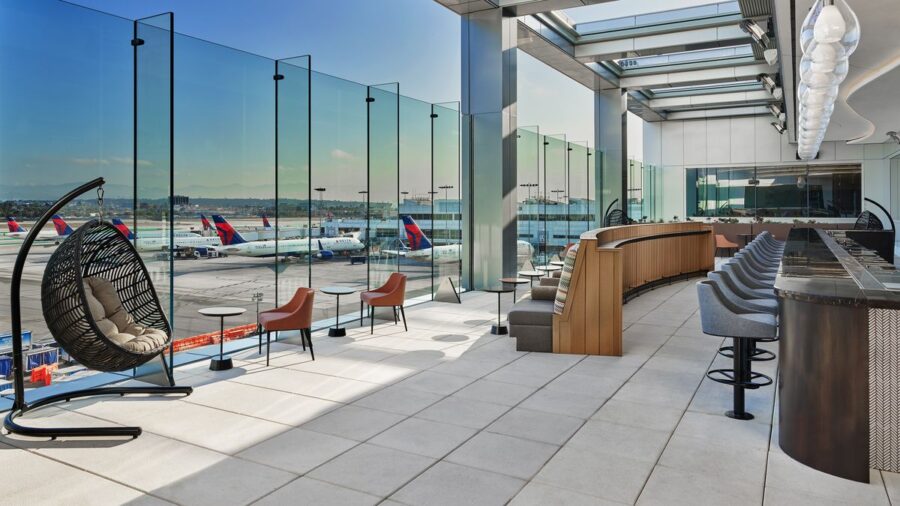 Lounge em New York Laguardia