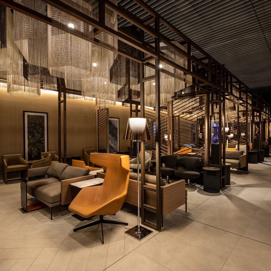 Lounge em Santiago International Aeroporto